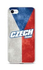 TopQ Kryt iPhone SE 2022 silikon Czech Team 74040