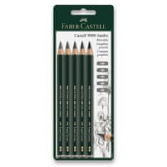 Faber-Castell Grafitová tužka Faber-Castell Castell 9000 Jumbo 5 ks