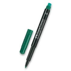 Faber-Castell Permanentní popisovač Faber-Castell 1525 M zelený