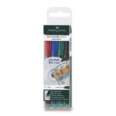 Faber-Castell Permanentní popisovač Faber-Castell 1513 F 4 barvy