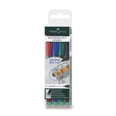 Faber-Castell Permanentní popisovač Faber-Castell 1523 S 4 barvy