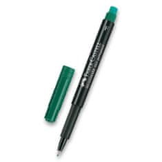 Faber-Castell Permanentní popisovač Faber-Castell 1513 F zelený