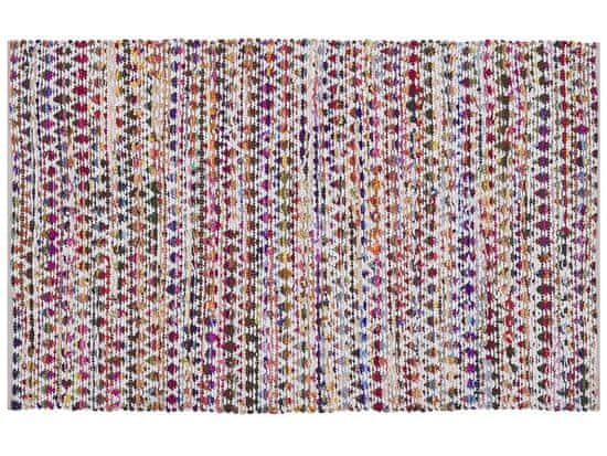 Beliani Pestrý bavlněný koberec 140x200 cm ARAKLI