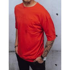 Dstreet Pánské tričko IDRA červené rx4632z L