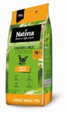 NATIVIA Adult maxi - Chicken&Rice kompletní krmivo pro psy velkých plemen 15 kg