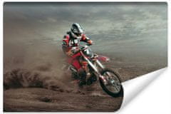 Muralo Fototapeta pro mladé Motorka CROSS 3D