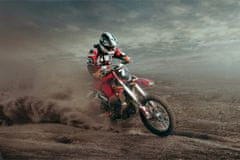 Muralo Fototapeta pro mladé Motorka CROSS 3D