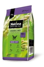 NATIVIA Senior&Light - Chicken&Rice kompletní krmivo pro psy 3 kg
