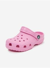 Crocs Růžové holčičí pantofle Crocs 19-20