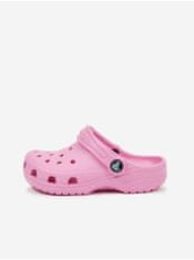 Crocs Růžové holčičí pantofle Crocs 19-20