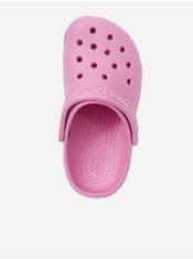 Crocs Růžové holčičí pantofle Crocs 19-20