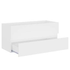 shumee Skříňka pod umyvadlo bílá 100 x 38,5 x 45 cm dřevotříska