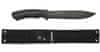 12355 Pathfinder vnější nůž 17 cm, černá, plast, guma, nylonové pouzdro MOLLE