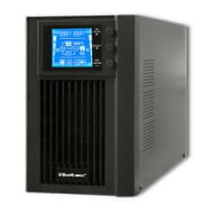 Qoltec UPS | On-line | Pure Sine Wave | 1kVA | 800W | LCD | USB