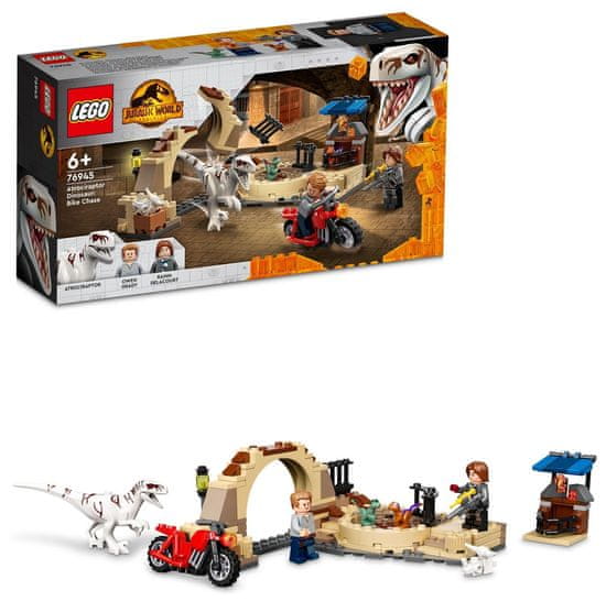 LEGO Jurassic World 76945 Atrociraptor: honička na motorce