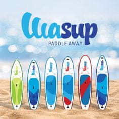 Wasup Lite 112 11.2x32x6, nafukovací rodinný paddleboard 341x81x15 cm, set s kajakovým pádlem a kajakovým sedátkem, batohem, pumpou, bezpečnostním lankem