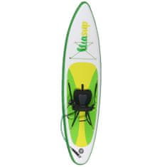 Wasup Lite 106 10.6x32x6, nafukovací rodinný paddleboard 320x81x15cm, set s kajakovým pádlem a kajakovým sedátkem, batohem, pumpou, bezpečnostním lankem.