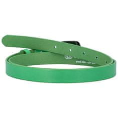 Penny Belts Dámský kožený opasek Greneda, zelená vel. 90