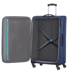 American Tourister Velký kufr Heat Wave Combat Navy 80 cm