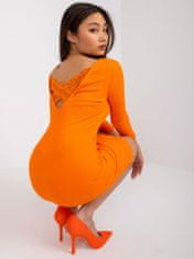 RUE PARIS Dámské šaty Dommi oranžová M