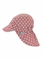Sterntaler čepice s plachetkou dívčí růžová, kolečka UV 30+ 1412120, 5 - 6 měsíců