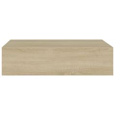 Greatstore Nástěnné police se zásuvkami 2 ks dub 40 x 23,5 x 10 cm MDF