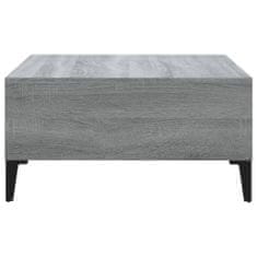 Vidaxl Konferenční stolek šedý sonoma 60 x 60 x 30 cm dřevotříska