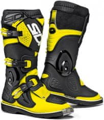 Sidi boty FLAME dětské fluo/black žluto-modro-bílé 38