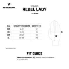 Rebelhorn rukavice na Motorku Rebel Lady Black L