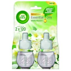 Air wick Tekutá náplň do elektrického přístroje Bílé květy 2x 19 ml