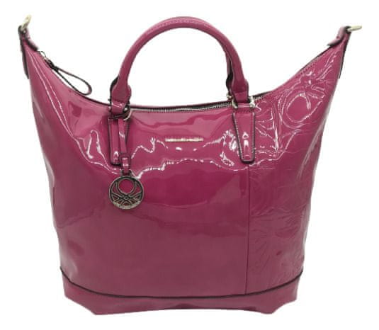 Benetton shopping bag Geremy - fuxia