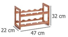 Zeller Bambusový stojan na víno, 8 lahví