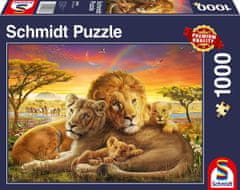 Schmidt Puzzle Mazliví lvi 1000 dílků