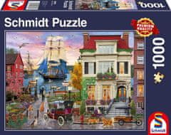 Schmidt Puzzle Loď v přístavu 1000 dílků