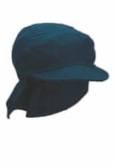 Sterntaler Čepice plátno uni UV 50+ jednobarevná s kšiltem a plachetkou tmavě modrá 1531430, 47