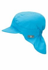 Sterntaler Čepice plátno uni UV 50+ jednobarevná s kšiltem a plachetkou modrá 1531430/399, 53