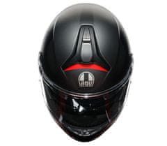 AGV Helma na moto TOURMODULAR MULTI MPLK FREQUENCY MATT GUNMETAL/RED vel. S