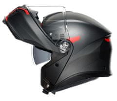 AGV Helma na moto TOURMODULAR MULTI MPLK FREQUENCY MATT GUNMETAL/RED vel. S