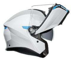 AGV Helma na moto TOURMODULAR MULTI MPLK FREQUENCY LIGHT GREY/BLUE vel. L