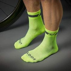 GRIP GRAB Hi-Vis Sock Regular Cut žlutá M(41-44) cyklo ponožky