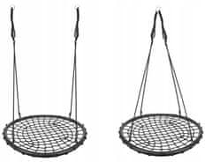 Iso Trade Houpací hnízdo pavučina - 100 cm | černé