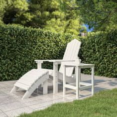 Vidaxl Zahradní stolek Adirondack bílý 38 x 38 x 46 cm HDPE