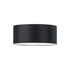 LYSNE.PL Stropní plafond DUBAJ fi 30 cm 1xE27 dno , černá