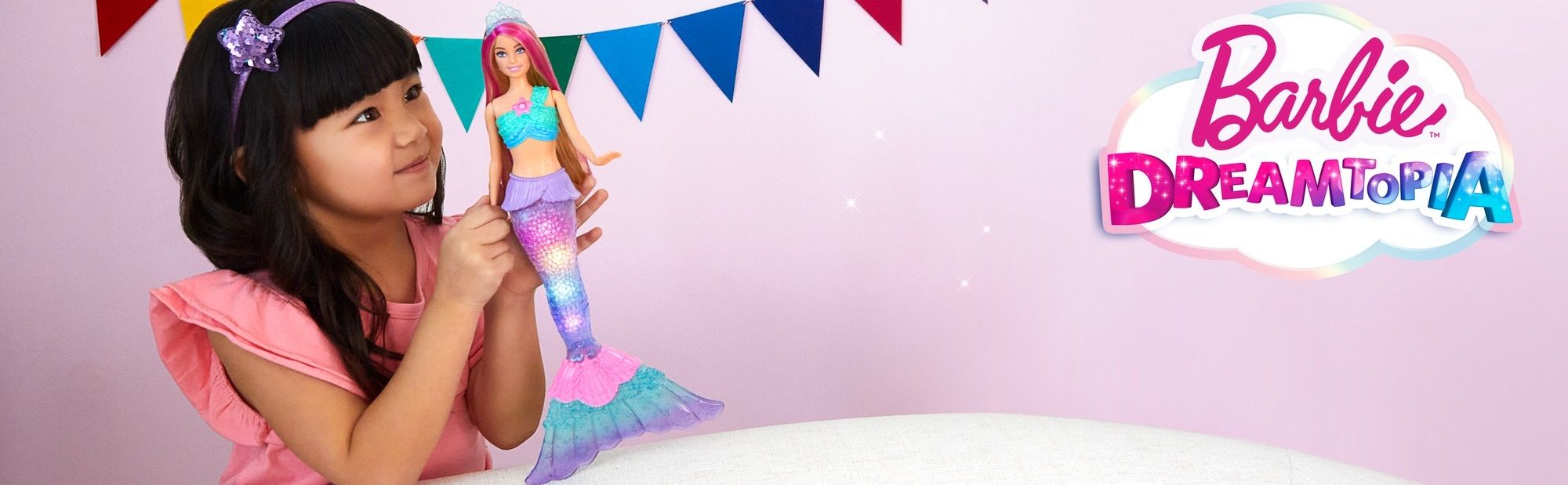 Mattel Barbie Blikající mořská panna Blondýnka