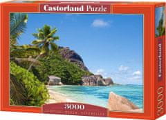 Castorland Puzzle Tropická pláž, Seychely 3000 dílků