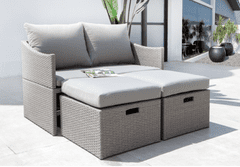 eoshop Nábytek Ratanová sestava nábytku Double sofa