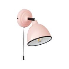Brilliant 97002/17 Nástěnná lampa s vypínačem TELIO růžová