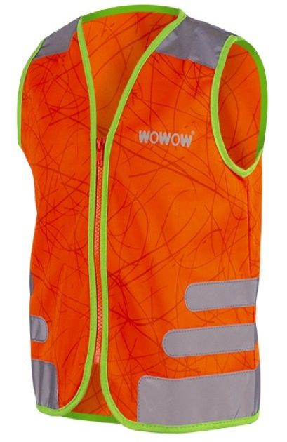 wowow dětská reflexní vesta Nutty Jacket Orange oranžová S