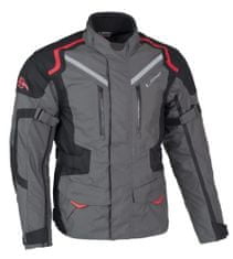 MBW Cestovní textilní bunda MBW ADVENTURE PRO JACKET - šedá - 48