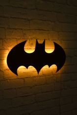 ASIR GROUP ASIR Dekorace BATMAN s led osvětlením žlutá 50 cm